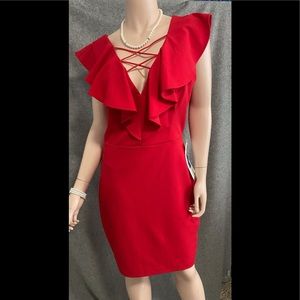 Beautiful red dress, size XL
